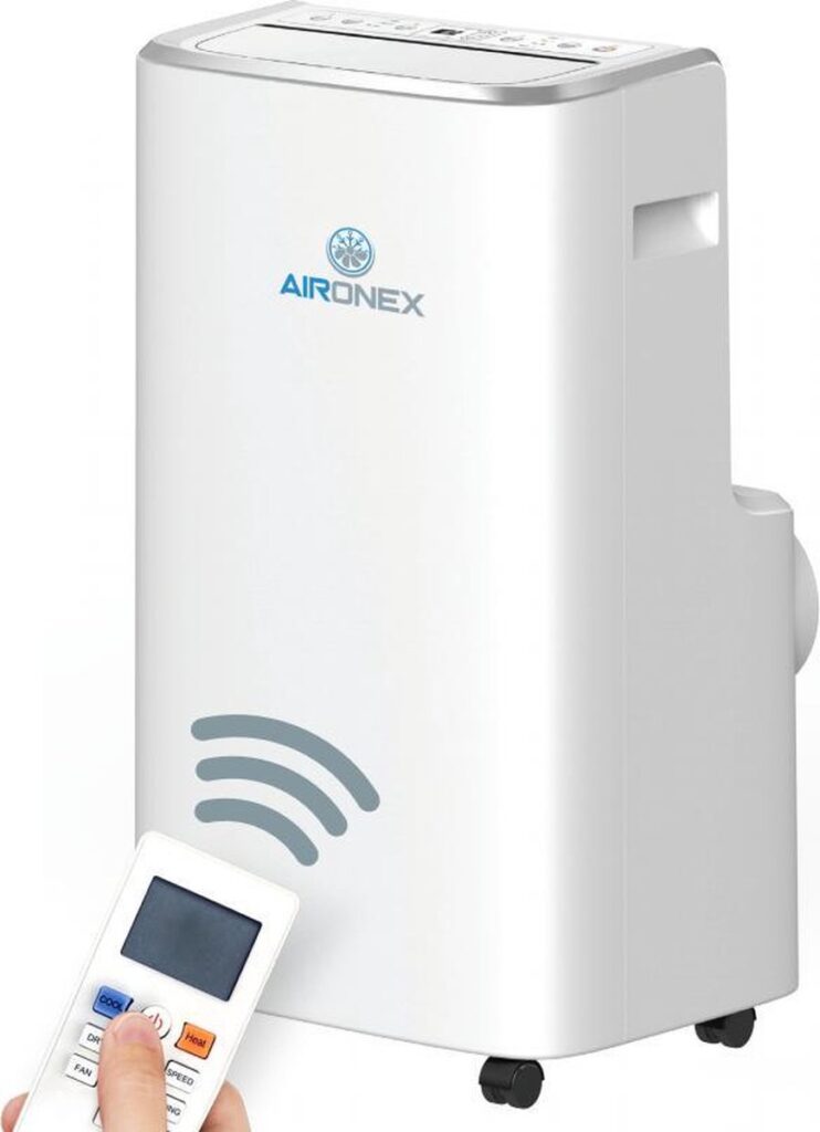 Aironex mobiele airco inclusief afstandsbediening
