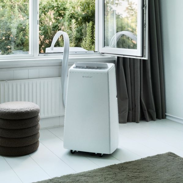 Mobiele airco met buitenunit